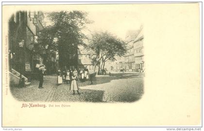 Hamburg, Alt-Hamburg, Bei den Hütten, um 1900/10