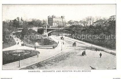 HAMBURG  CITY Seewarte und Kersten Miles Bruecke