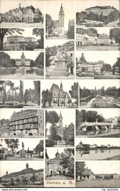 Hanau Main Hanau Eberhardschule Johannis Kirche Wilhelmsbad Schloss Philippsruhe