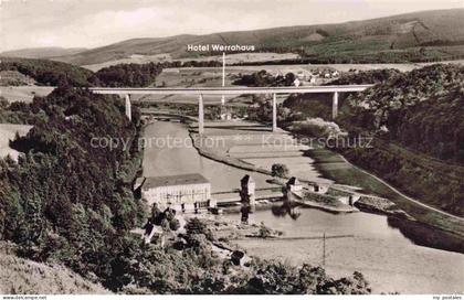 Hann Muenden Hannoversch Muenden Goettingen Hotel Werrahaus unterhalb der Autoba