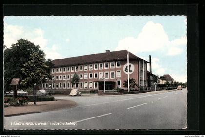AK Harsewinkel i. Westf., Industrie-Anlage, VW Käfer