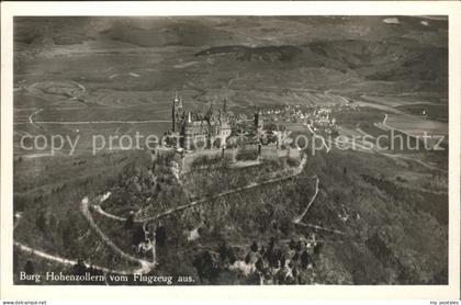 Hechingen Burg Hohenzollern Fliegeraufnahme