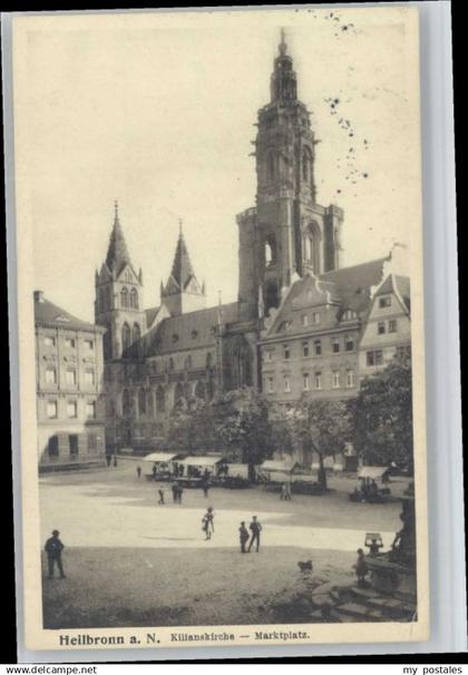 Heilbronn Neckar Heilbronn Kilianskirche  Marktplatz