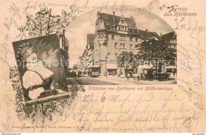 Heilbronn Neckar Kaethchen von Heilbronn mit Kaethchenhaus