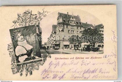 Heilbronn Neckar Kaethchenhaus und Kaethchen von Heilbronn