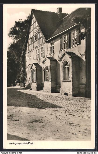 AK Heiligengrabe /Mark, Fachwerkhaus, Strassenansicht