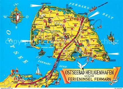 Heiligenhafen Ostseebad Inselkarte