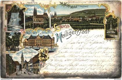 Gruss aus Heiligenstadt - Litho