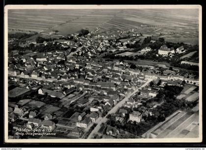 AK Heldrungen a. U., Teilansicht, Fliegeraufnahme