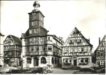 Heppenheim Bergstrasse Heppenheim Rathaus  x 1970