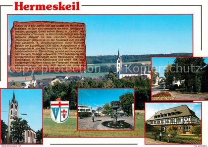 Hermeskeil Brunnenanlage Saarstrasse Kath Kirche Rathausbrunnen Jugendherberge
