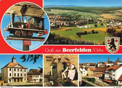 Beerfelden Odenwald Hessen Schelle Kattl Panorama Buergerhaus Beerfelder Trachte