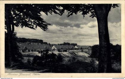 CPA Bad Orb im Main Kinzig Kreis Hessen, Durchblick zum Kinderdorf Wegscheide