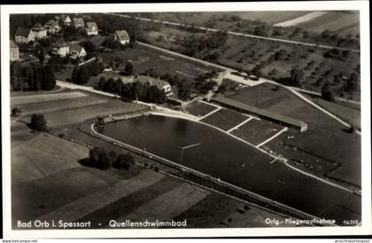 CPA Bad Orb im Main Kinzig Kreis Hessen, Fliegeraufnahme