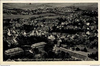 CPA Langenselbold in Hessen, Kinzigtal, Fliegeraufnahme