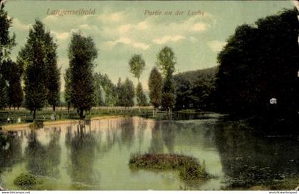CPA Langenselbold in Hessen, Partie an der Lache