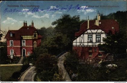 CPA Oberkaufungen Kaufungen Hessen, Kurhaus und Wirtschaftsgebäude