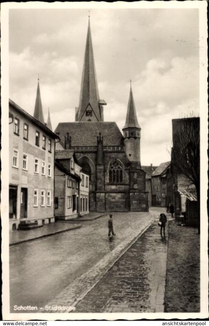 CPA Schotten im Vogelsbergkreis Hessen, Stadtkirche