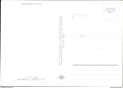 CPA Wehen Taunusstein in Hessen, Luftbild vom Ort