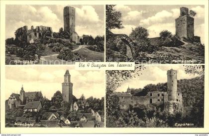Kronberg Taunus Die 4 Burgen im Taunus