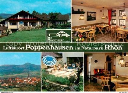 Poppenhausen Rhoen Hof Wasserkuppe im Naturpark Rhoen Teilansichten