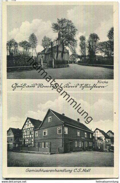 Romsthal - Schlüchtern - Gemischtwarenhandlung C. S. Noll - Verlag Hans Manin Frankfurt