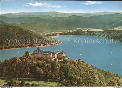Waldeck Edersee Fliegeraufnahme Schloss Waldeck