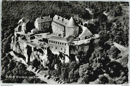 Waldeck Edersee Waldeck Waldeck-Frankenberg Schloss Waldeck Fliegeraufnahme