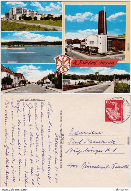 Walldorf (Hessen) Mörfelden Walldorf Jourdan-Allee, Neutra-Siedlung 1980