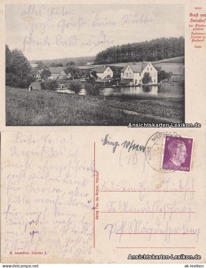 Ansichtskarte Hetzdorf-Halsbrücke Panorama 1928