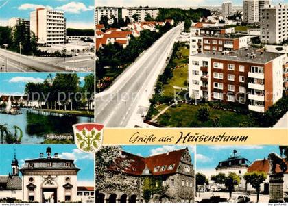 Heusenstamm Bastenwald Hochhaus Stadtpanorama Schlossteich