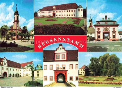 Heusenstamm Kirche St Caecilia Torbau Schloss mit Schlosshof und Schlosspark