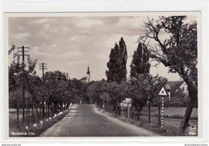 39031219 - Hochkirch mit Strassenpartie gelaufen von 1934. Gute Erhaltung.