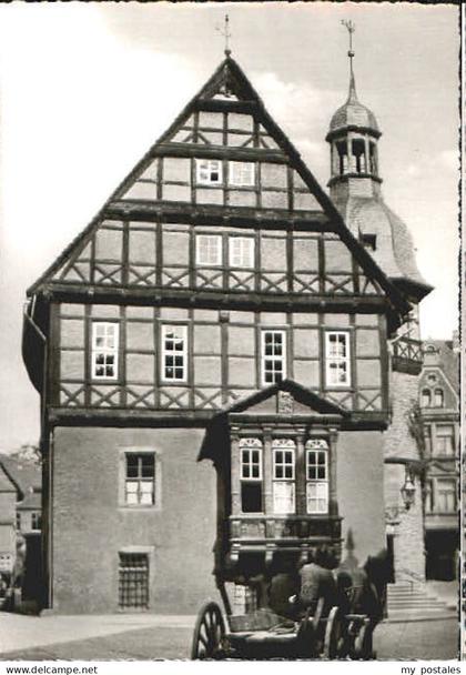 Hoexter Weser Hoexter Rathausgiebel o 1959