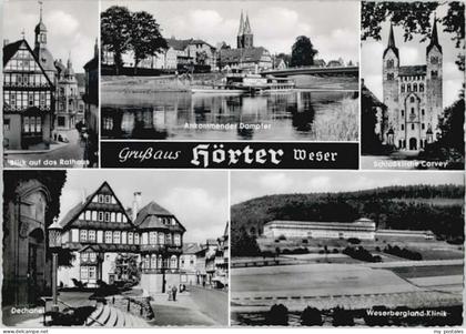 Hoexter Weser Hoexter Schlosskirche Corvey Rathaus Dechanei