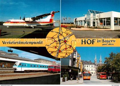 Hof  Saale Verkehrsflugzeug Regionalflughafen Hof Pendolino Hof-Nbg Am Busbahnho
