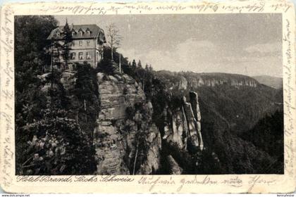 Sächs. Schweiz, Der Brand bei Hohnstein