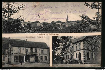 AK Hollenstedt, Gesamtansicht, Geschäftshaus Franz Kück