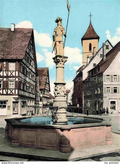 Horb Neckar Ortszentrum Brunnen Altstadt