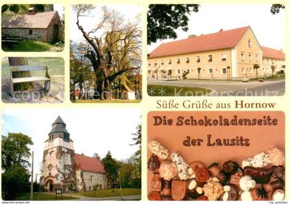 Hornow St. Martin Kirche 13. Jhdt. Backhaus 750-jaehrige Eiche Felicitas Schokol