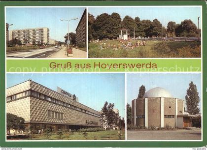 Hoyerswerda Wilhelm Pieck Strasse Freibad Centrum Warenhaus Planetarium