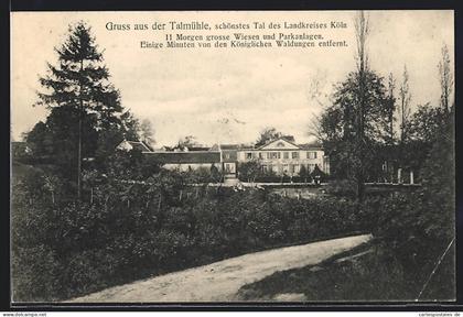 AK Hürth, Ausflugs-Restaurant Talmühle