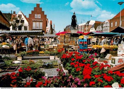 Husum  Nordfriesland Wochenmarkt