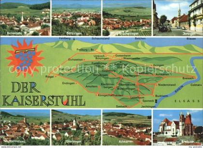 72316946 Kaiserstuhl Region mit Bickensohl Boetzingen Bischoffingen Ihringen Obe