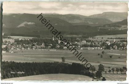 Isny - Gesamtansicht - Foto-Ansichtskarte - ohne AK-Einteilung - ohne Verlagsangabe