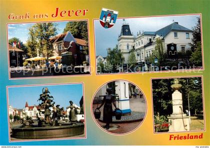 Jever Marktplatz Brunnen Teilansichten
