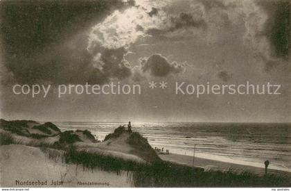 Juist Nordseebad Abendstimmung