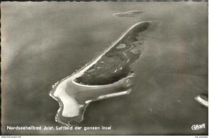Juist Nordseebad Juist Fliegeraufnahme ungelaufen ca. 1955