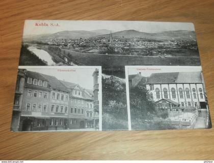 alte AK  - Kahla , 1923 , Fürstenkeller , Restaurant , Ansichtskarte !!