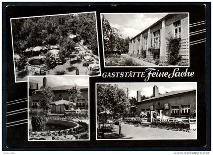 8228 - alte MBK Ansichtskarte - Jeggeleben Kr. Kalbe Milde - Gaststätte feine Sache - gel 1966